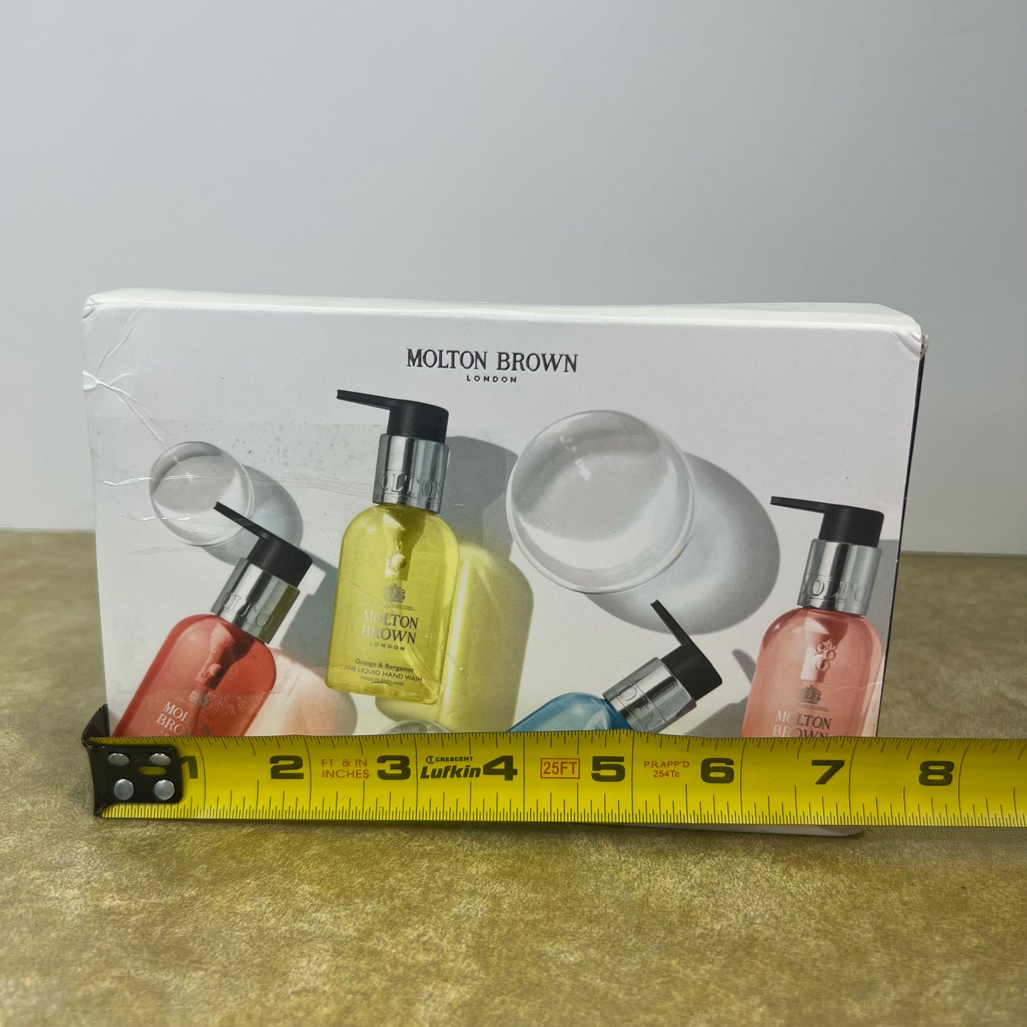 NIB New Molton Brown 4 x 3.3 oz. Floral & Marine Hand Gift Set Fine Liquid Hand Wash
