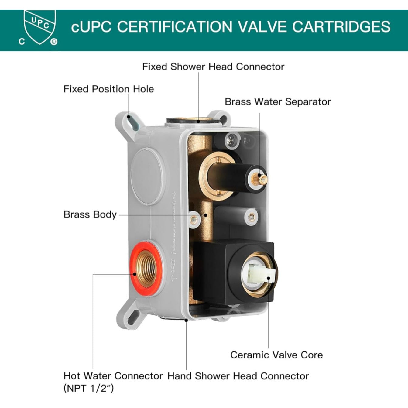 Hoimpro Wall Mount Bathtub Faucet Set With Waterfall Tub Spout & Handheld Sprayer Matte Black