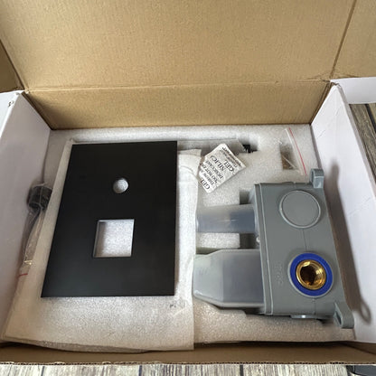 Hoimpro Wall Mount Bathtub Faucet Set With Waterfall Tub Spout & Handheld Sprayer Matte Black