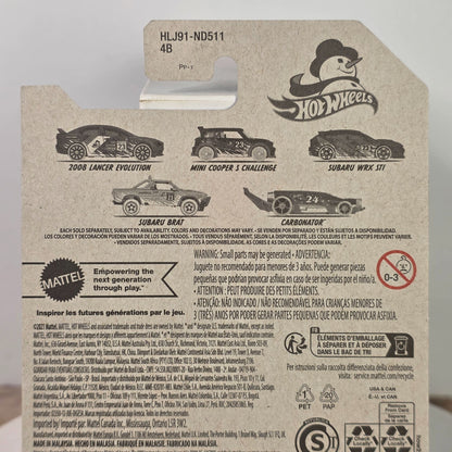 2023 Hot Wheels Winter Holiday Collection 2008 Lancer Evolution Satin Red Model Car