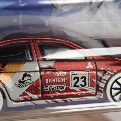 2023 Hot Wheels Winter Holiday Collection 2008 Lancer Evolution Satin Red Model Car