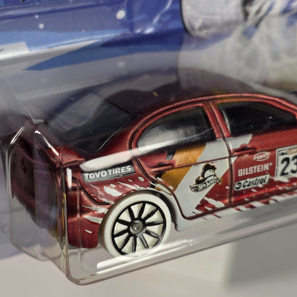 2023 Hot Wheels Winter Holiday Collection 2008 Lancer Evolution Satin Red Model Car