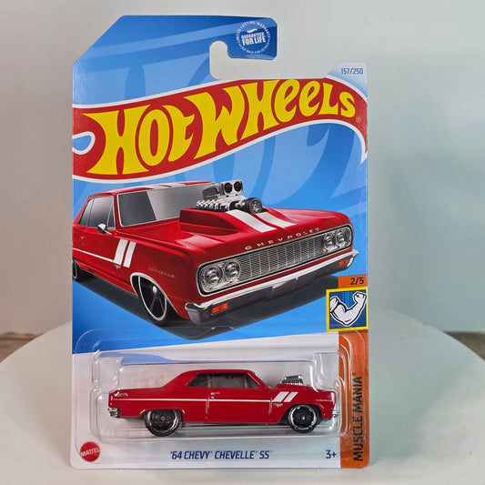 Hot Wheels 64 Chevy Chevelle SS Muscle Mania Die-Cast Car
