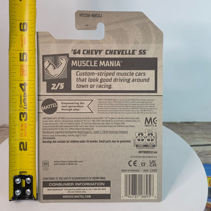 Hot Wheels 64 Chevy Chevelle SS Muscle Mania Die-Cast Car