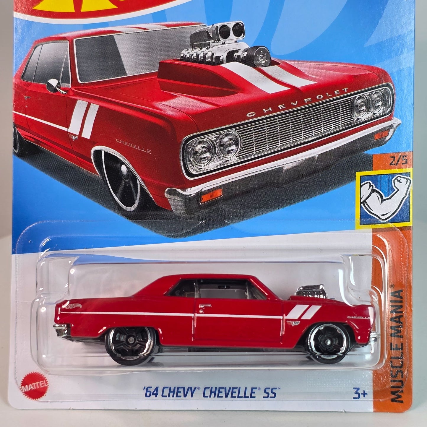 Hot Wheels 64 Chevy Chevelle SS Muscle Mania Die-Cast Car