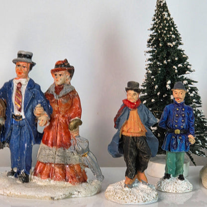 Lemax Victorian Christmas Village Figurines Set