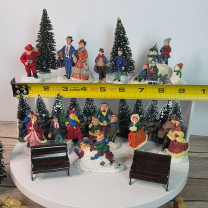 Lemax Victorian Christmas Village Figurines Set