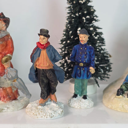 Lemax Victorian Christmas Village Figurines Set