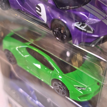 🔥 VHTF FERRARI 🔥 Hot Wheels 2025 HW Motor Show 5-Pack NIP - ASTON LAMBO LOTUS FORD