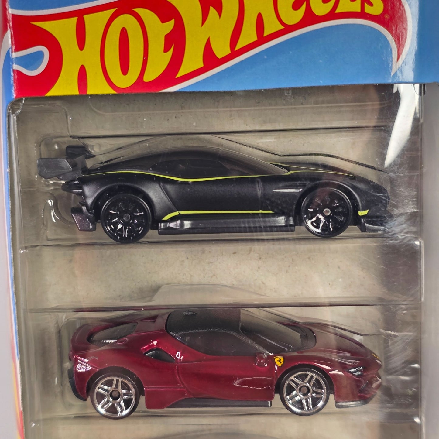 🔥 VHTF FERRARI 🔥 Hot Wheels 2025 HW Motor Show 5-Pack NIP - ASTON LAMBO LOTUS FORD