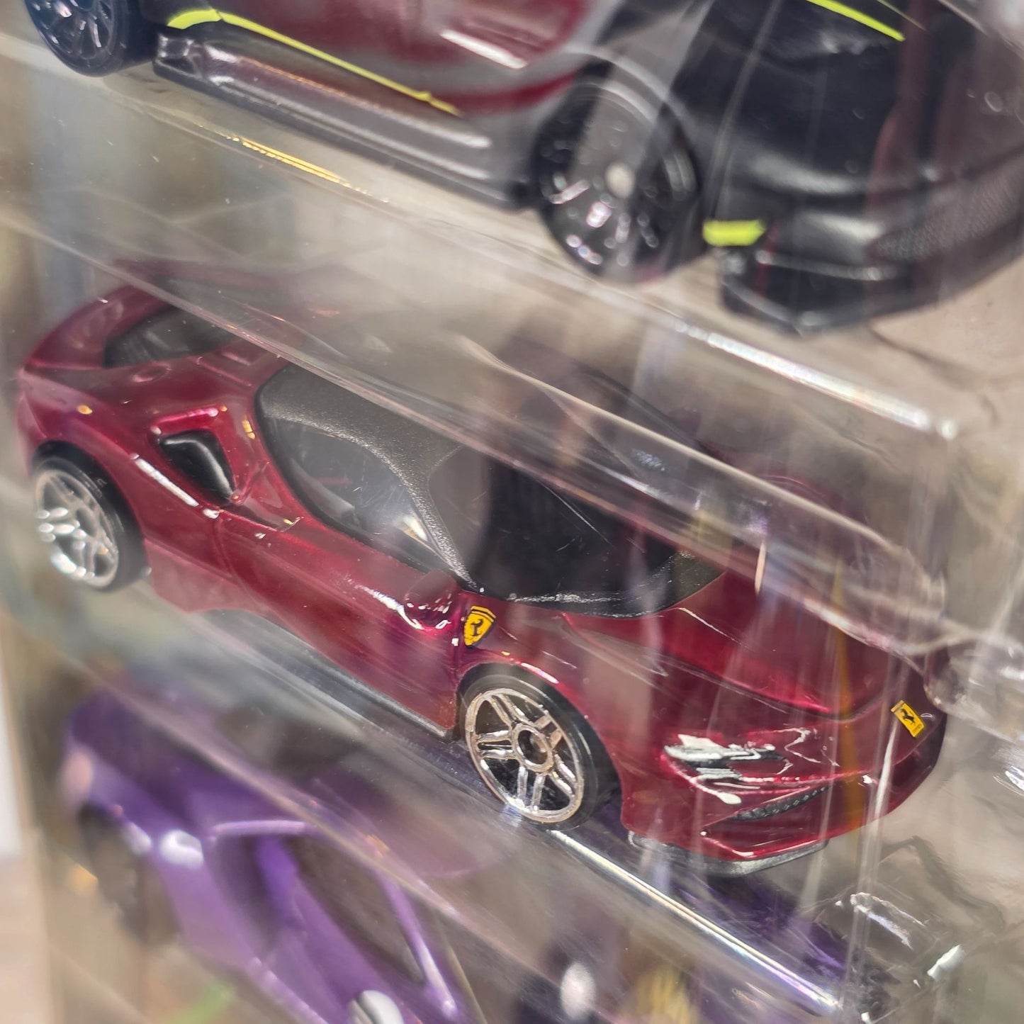 🔥 VHTF FERRARI 🔥 Hot Wheels 2025 HW Motor Show 5-Pack NIP - ASTON LAMBO LOTUS FORD