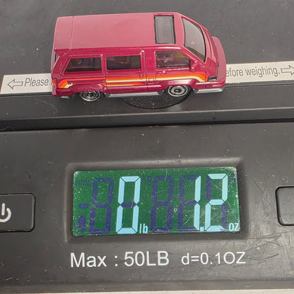 Hot Wheels 2021 86 Toyota Van Red/Orange Die-Cast Collectible Model Car