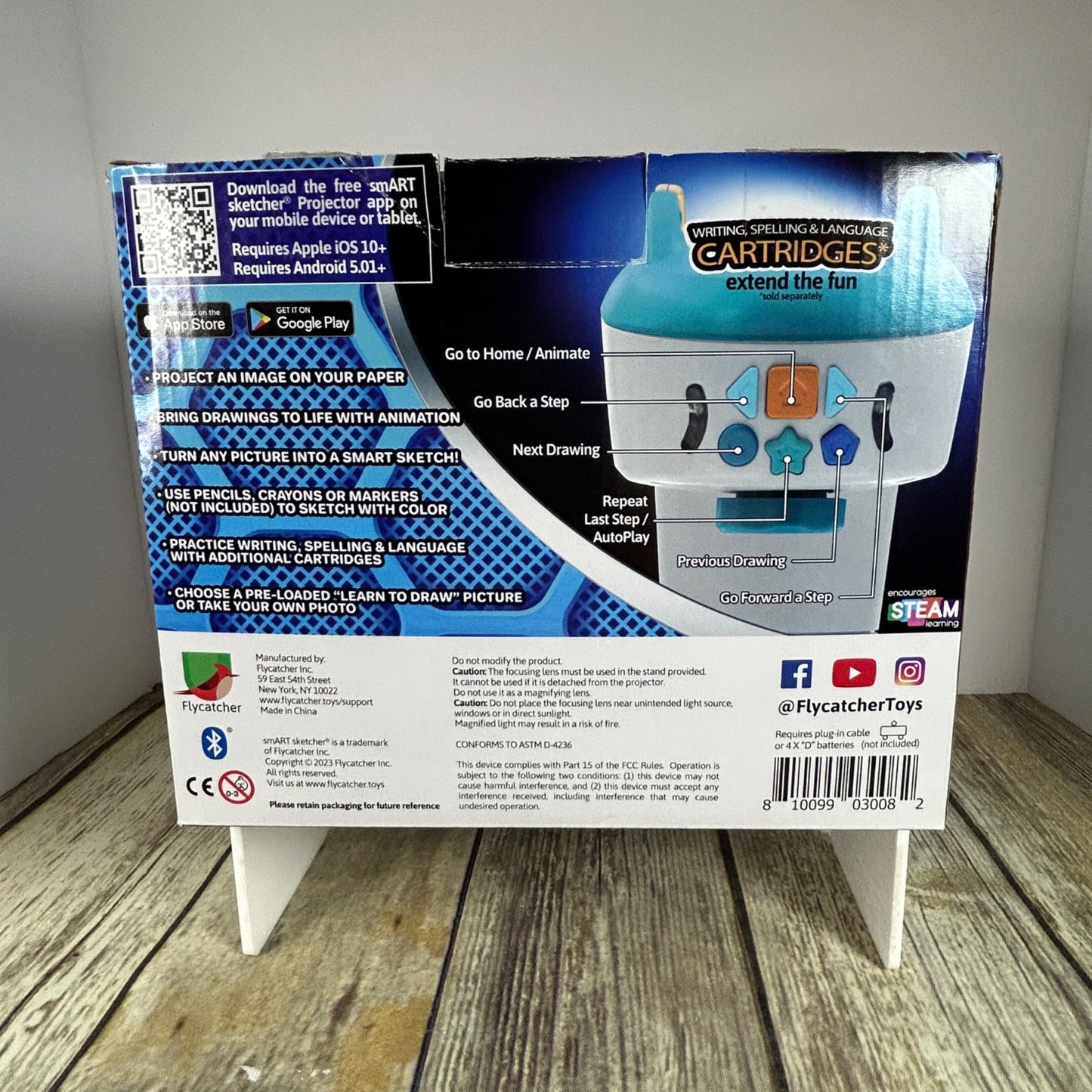 Smart Sketcher 2.0 Project & Sketch Drawing Art Activity Set For Ages 5-15 W/ 3 Carts