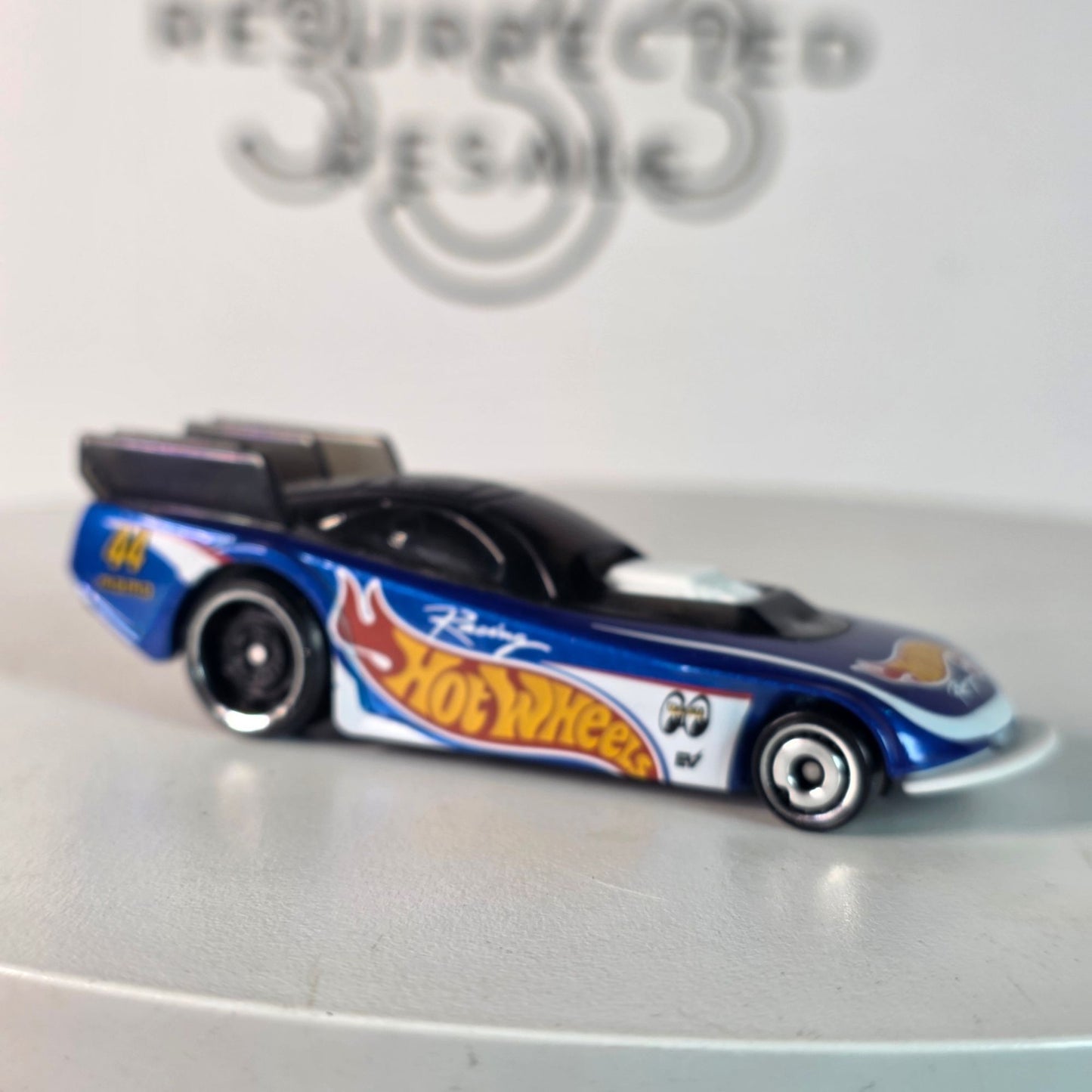 Must See! 2025 Hot Wheels Supercharged Blue HW EV Funny Car #60/250 MINT