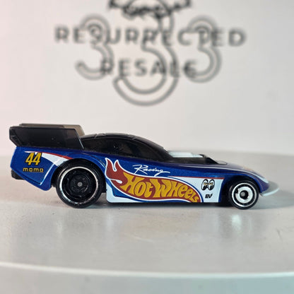 Must See! 2025 Hot Wheels Supercharged Blue HW EV Funny Car #60/250 MINT