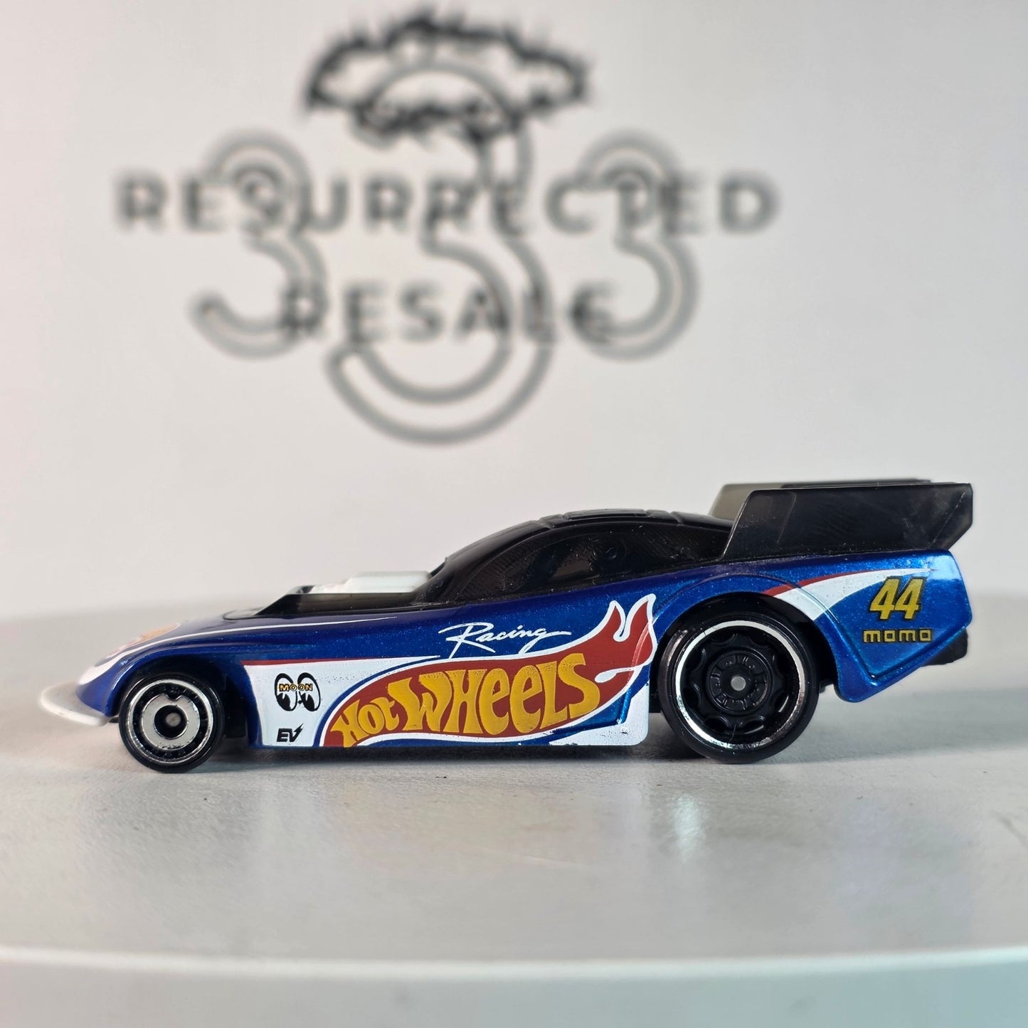 Must See! 2025 Hot Wheels Supercharged Blue HW EV Funny Car #60/250 MINT