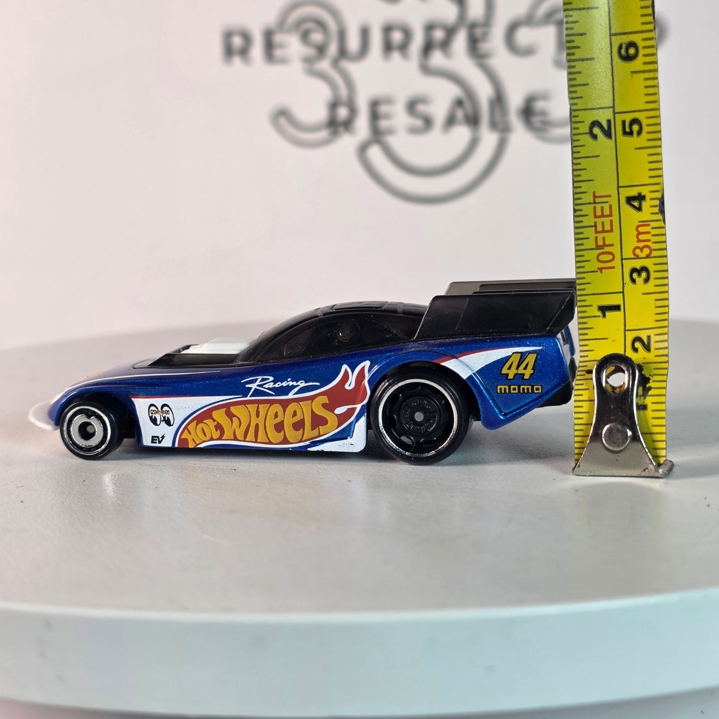 Must See! 2025 Hot Wheels Supercharged Blue HW EV Funny Car #60/250 MINT