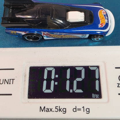 Must See! 2025 Hot Wheels Supercharged Blue HW EV Funny Car #60/250 MINT