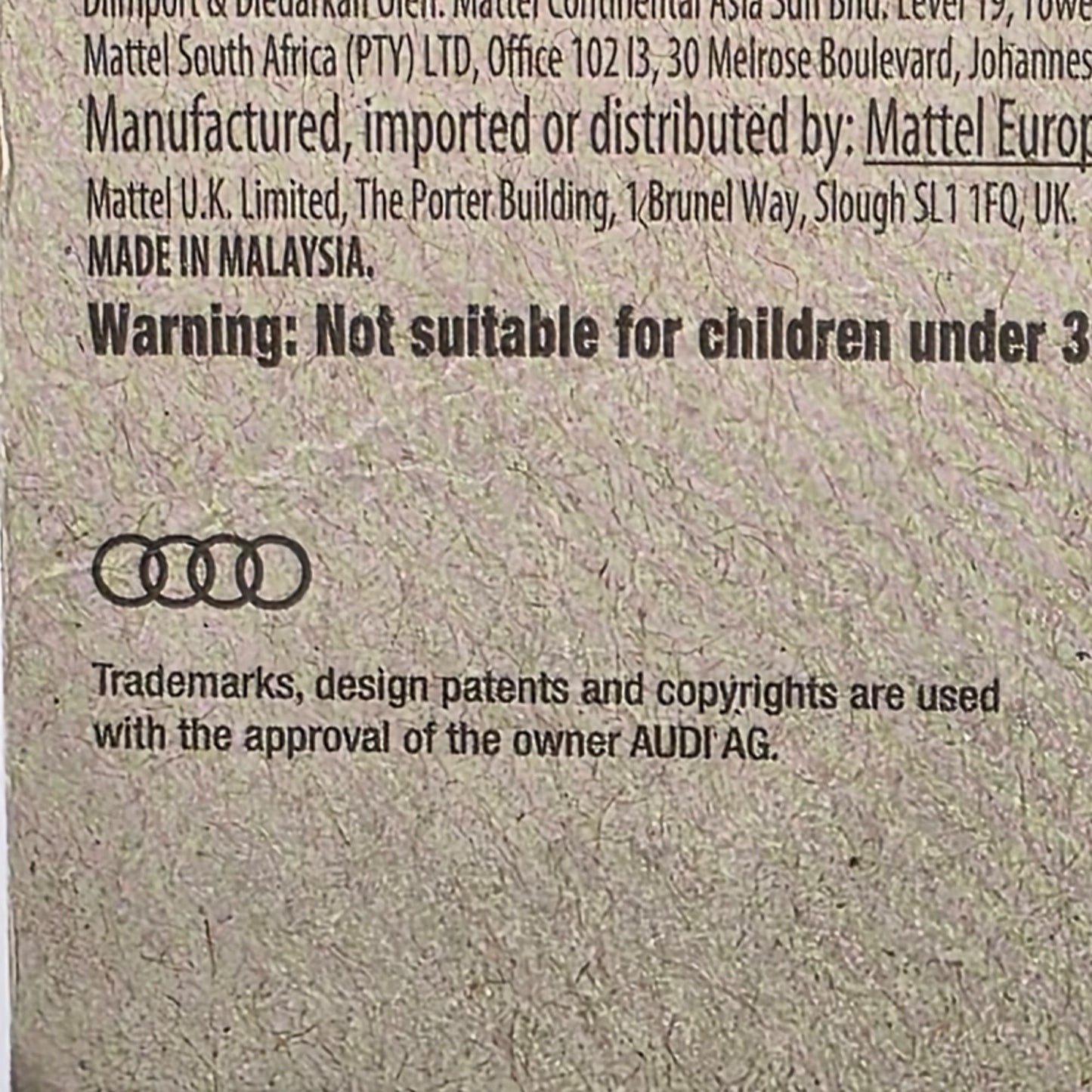 Hot Wheels Audi 90 Quattro Die-Cast Car 1:64 Scale Collectible 144/250 Blue & White 2022 Model