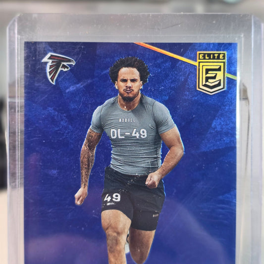 New 2024 Panini Donruss Elite #120 Bralen Trice Falcons DL Rookie /99 Loader