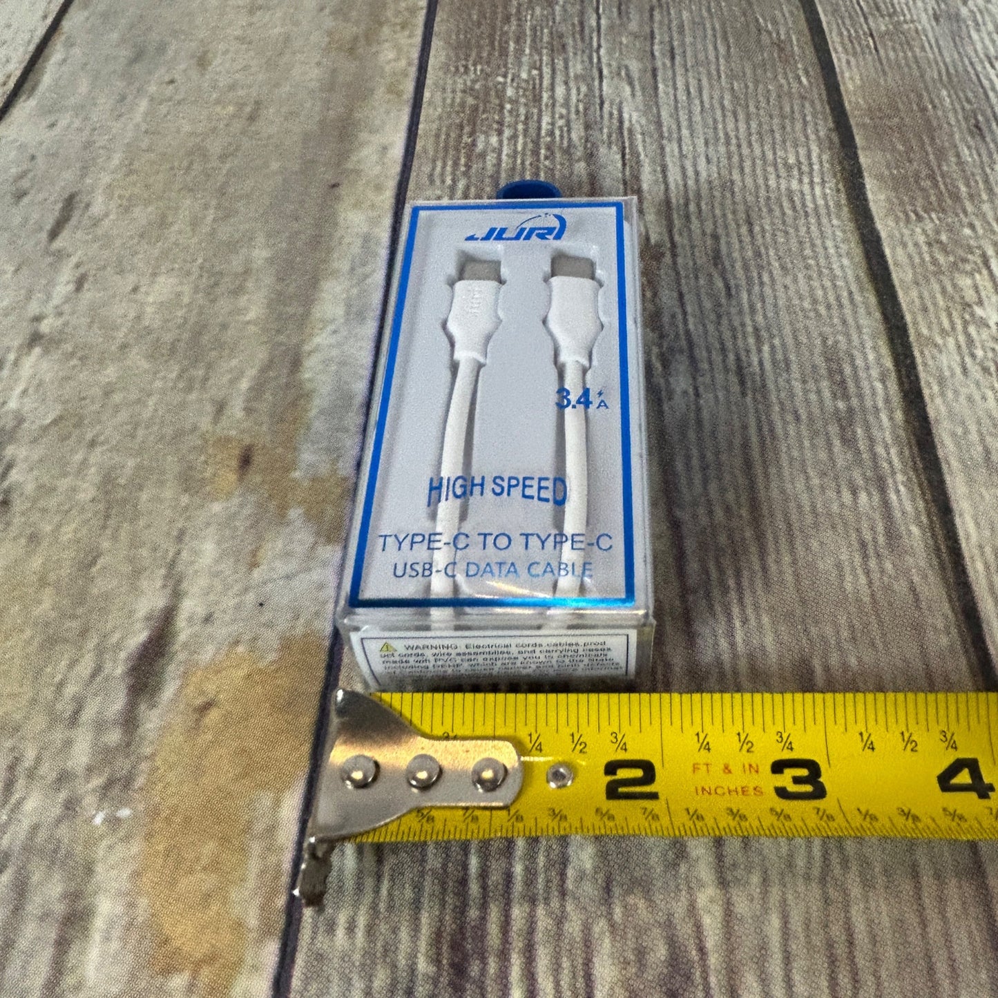 Juri High Speed Type-C To Type-C USB-C Data Cable 3.4A