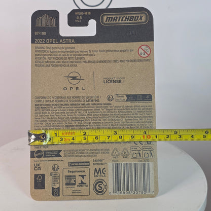 🔥 Matchbox 2022 Opel Astra 87/100 Yellow 2024 Mainline Collectors Car New 🔥