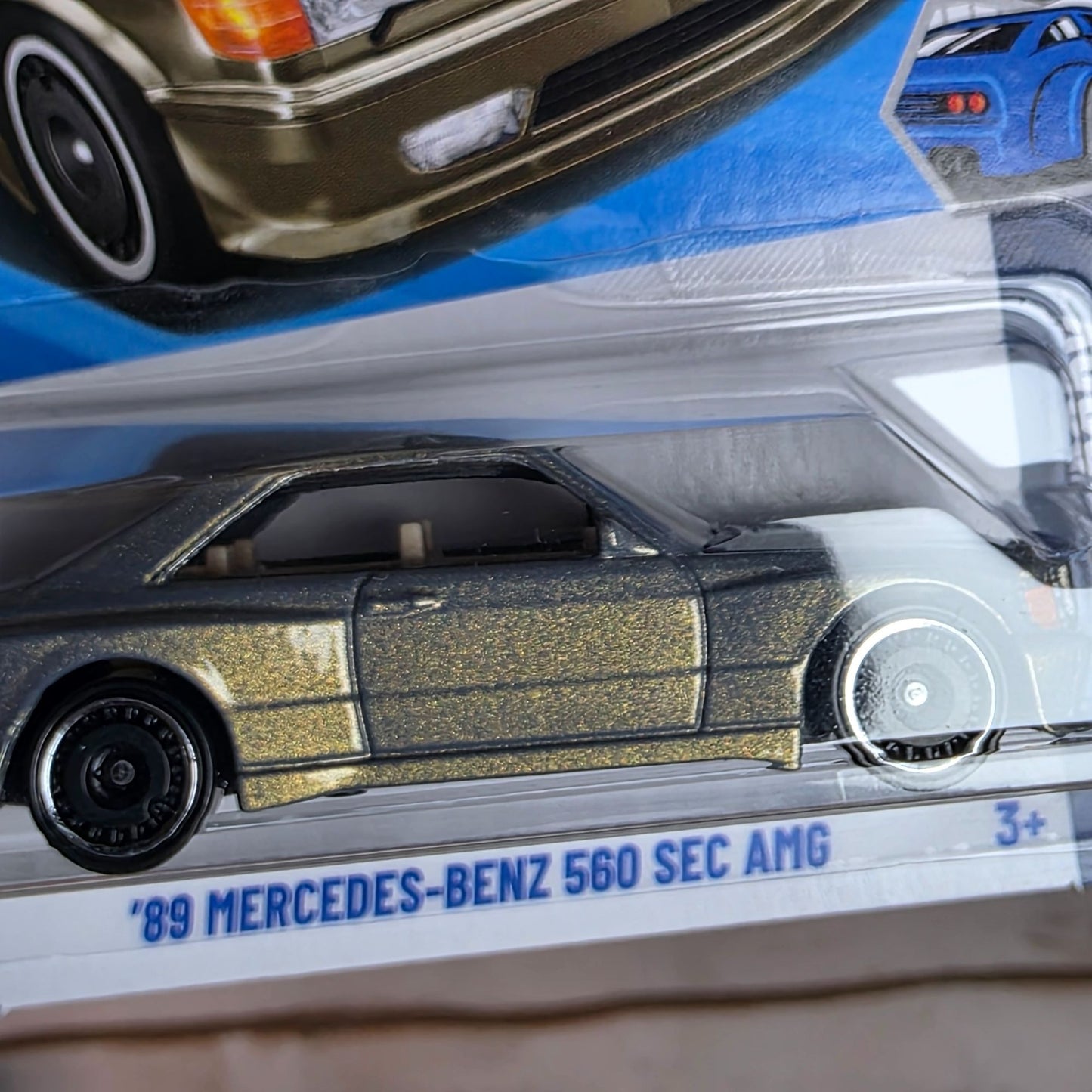 Hot Wheels 89 Mercedes-Benz 560 SEC AMG Die-Cast Car Limited Edition Metallic Finish Wild Rides Series Ages 3+