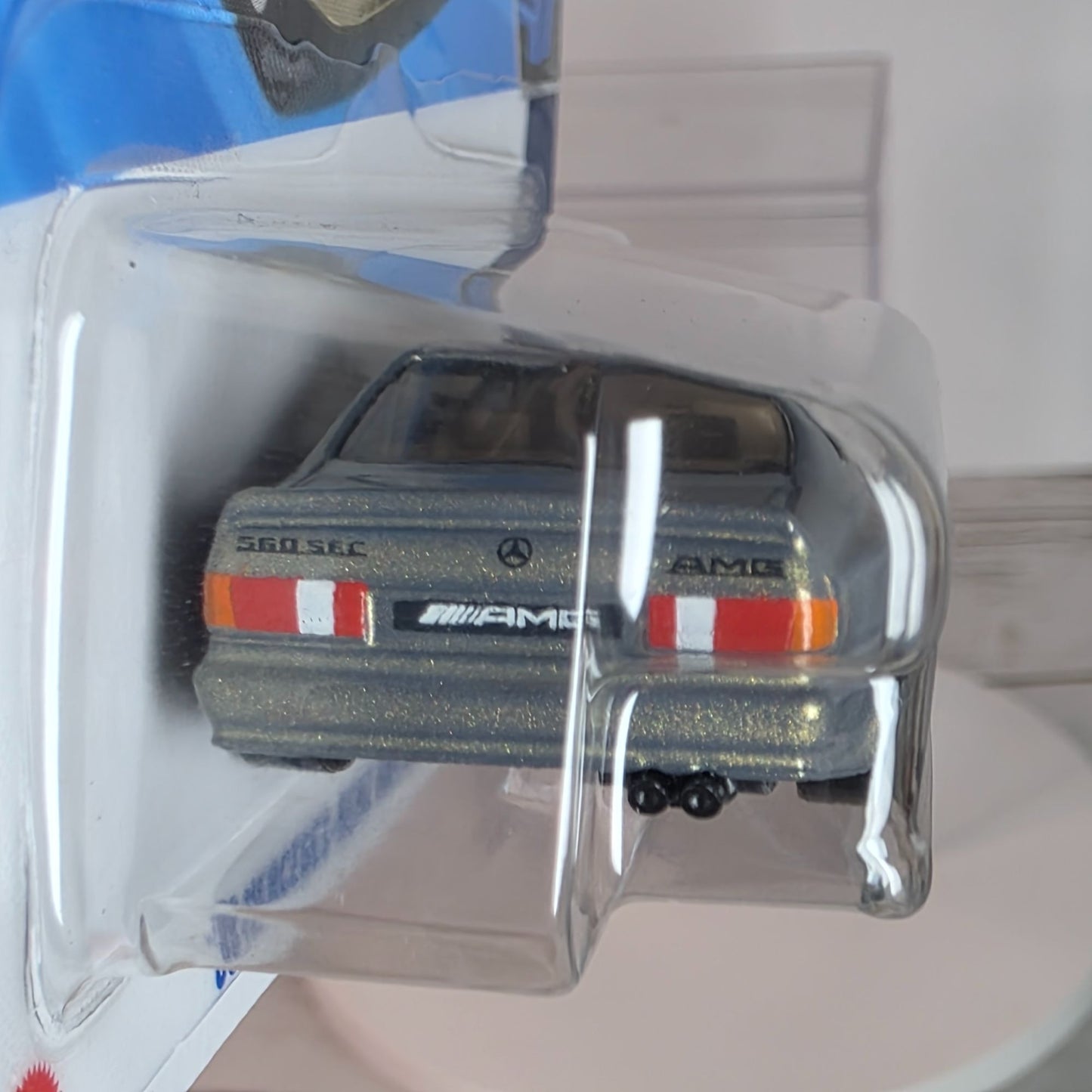 Hot Wheels 89 Mercedes-Benz 560 SEC AMG Die-Cast Car Limited Edition Metallic Finish Wild Rides Series Ages 3+