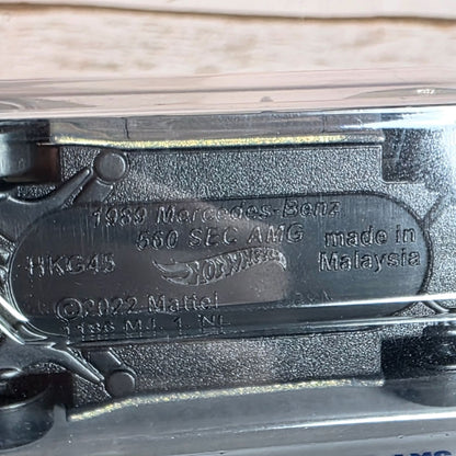 Hot Wheels 89 Mercedes-Benz 560 SEC AMG Die-Cast Car Limited Edition Metallic Finish Wild Rides Series Ages 3+