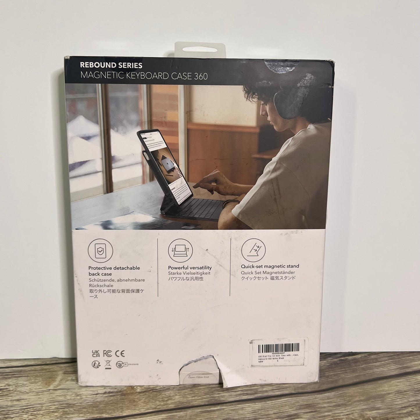 ESR Magnetic Keyboard Case 360 Rebound Series Bluetooth Wireless Keyboard iPad Pro 13 2024