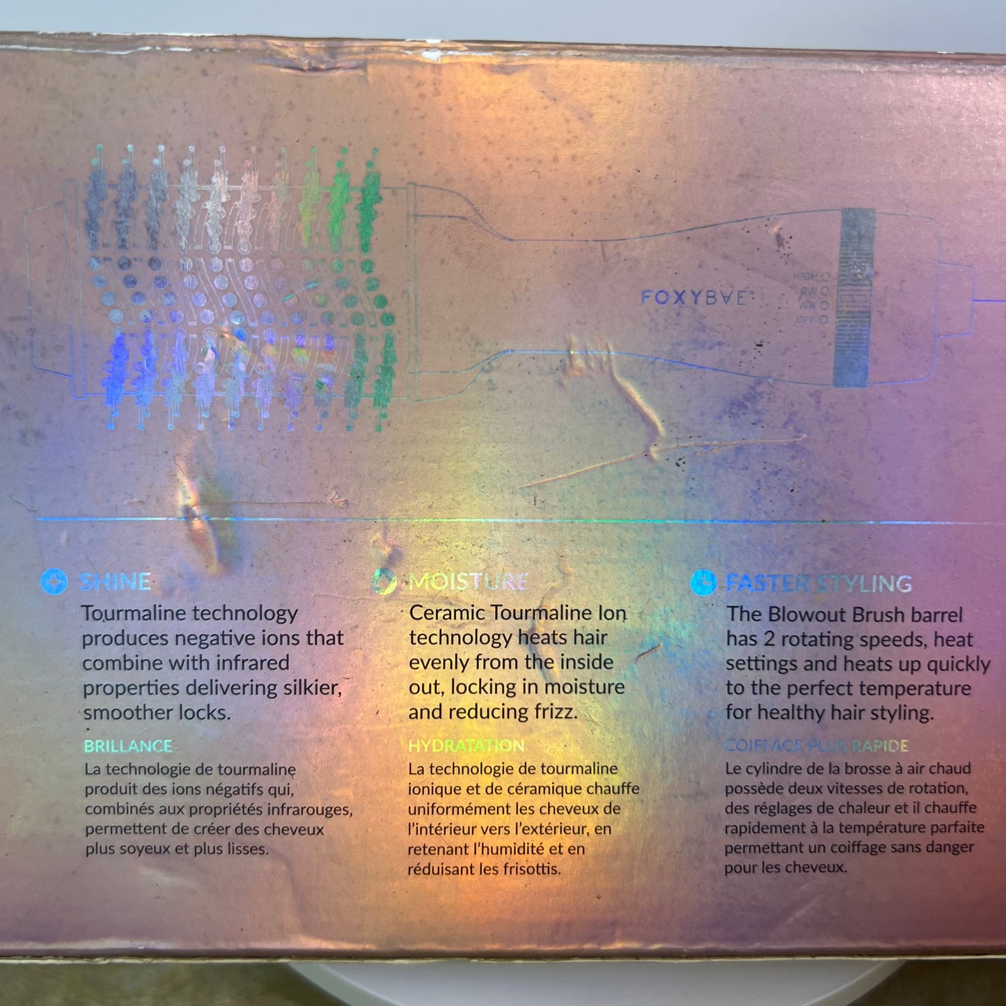 New FoxyBae Blushing Babe Hair  Blowout Brush