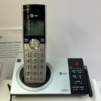 AT&T 3 Handset Answering System Caller ID Cordless Phone CL82307