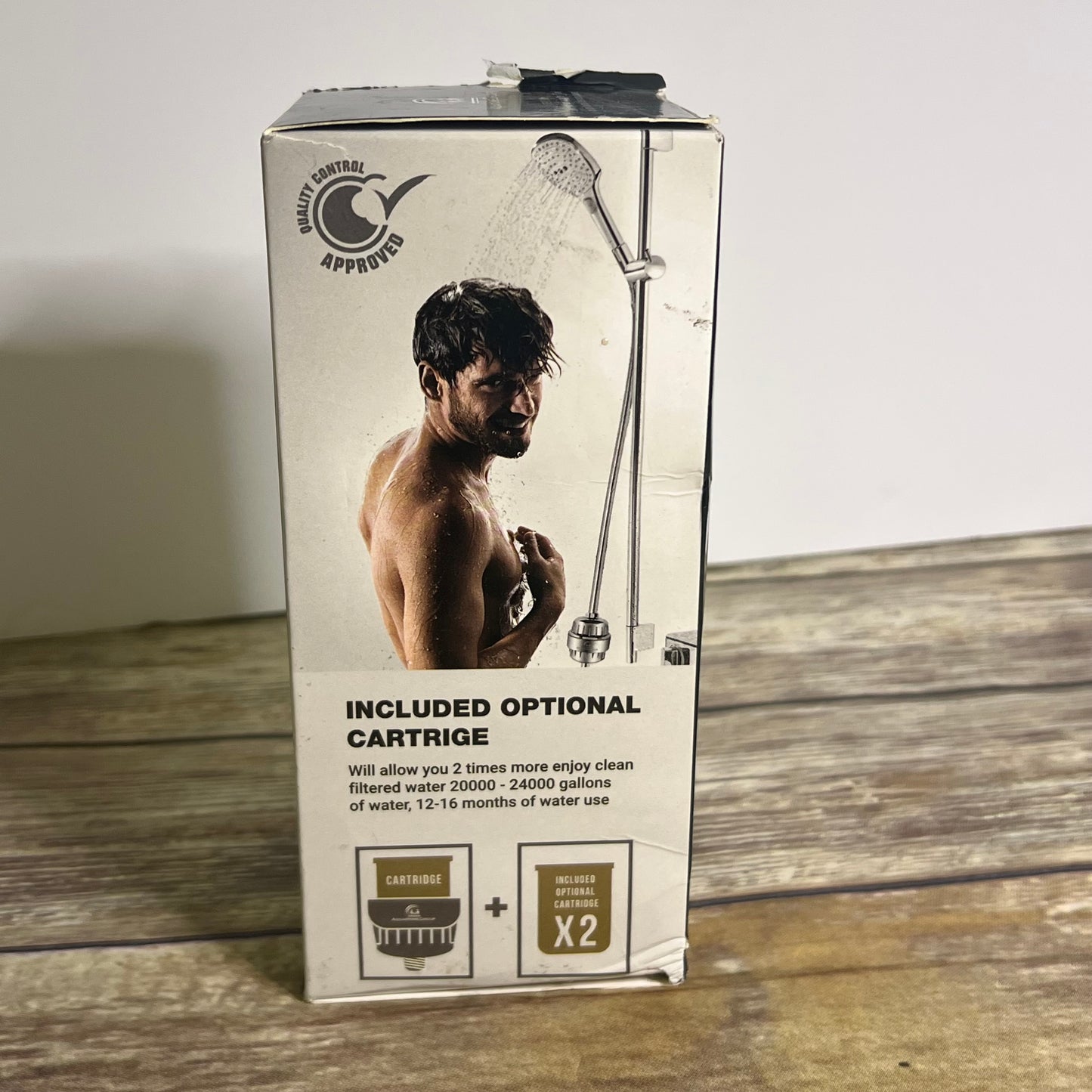 NIOB New Aqua Home Group Universal High Performance Shower Filter Chrome X0031TSIBB