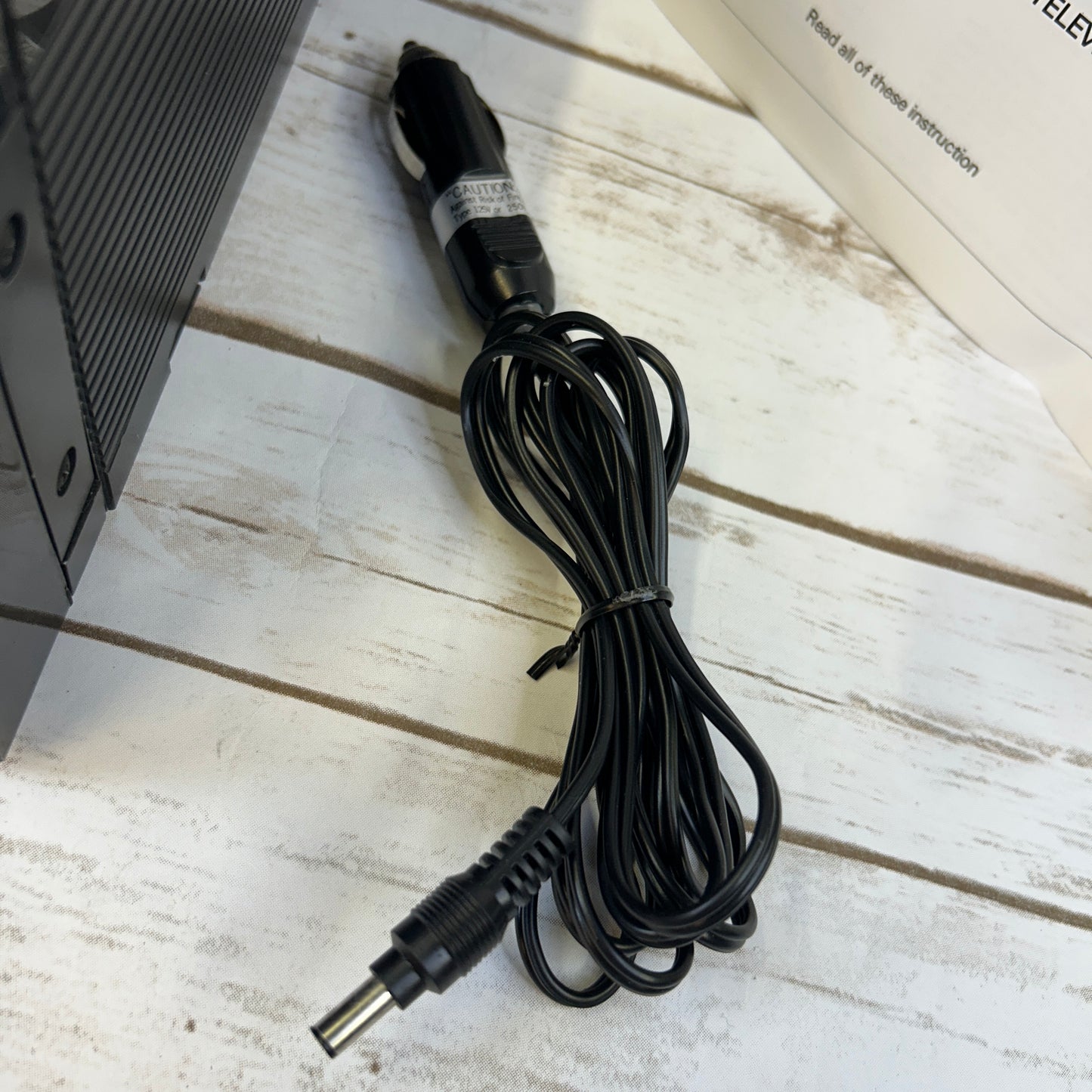 Vintage 1989 IMA 5.5” Hi-Tech Portable Television Black & White TV 55RWB