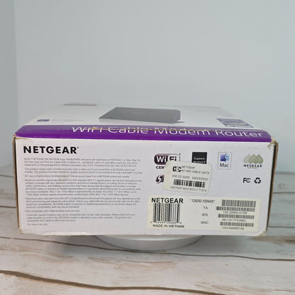 Netgear AC1600 WiFi Cable Modem Router C6250 Dual Band Gigabit - Up To 680 Mbps Speed