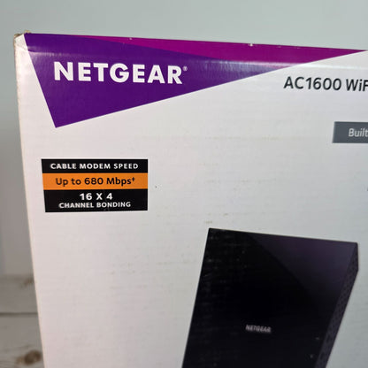 Netgear AC1600 WiFi Cable Modem Router C6250 Dual Band Gigabit - Up To 680 Mbps Speed