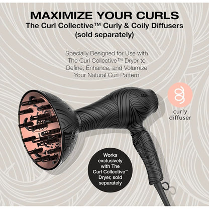 Conair The Curl Collective Curly Hair Diffuser For 2A-3B