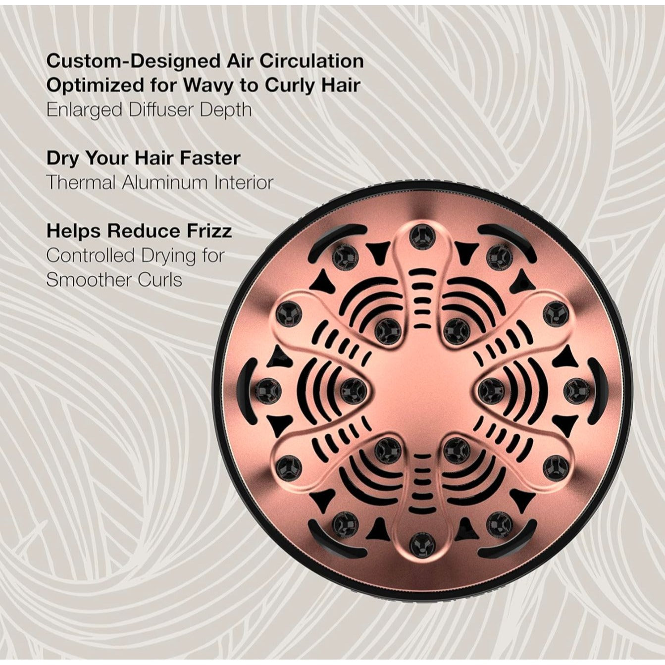Conair The Curl Collective Curly Hair Diffuser For 2A-3B