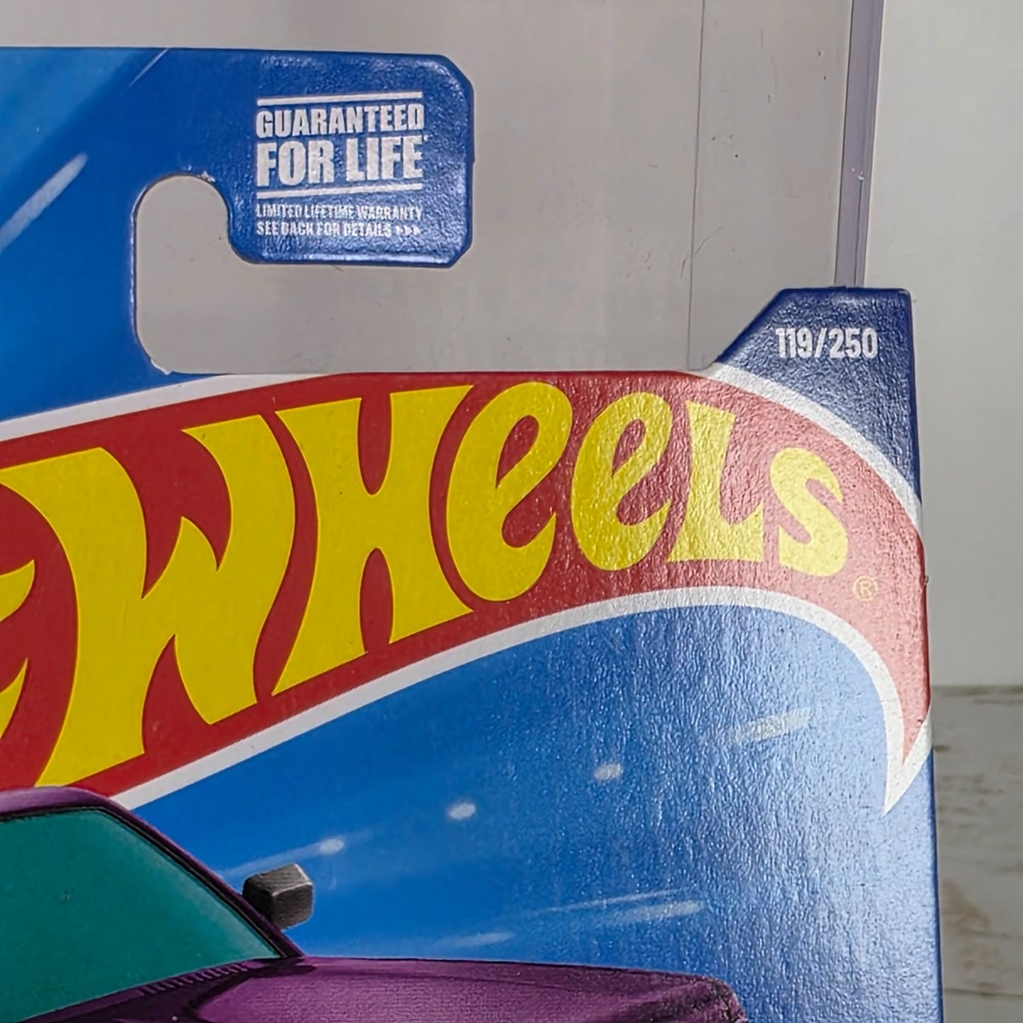 Hot Wheels 91 GMC Syclone Purple Metallic Die-Cast Toy Truck 1:64 Scale Limited Edition 119/250 Collectible