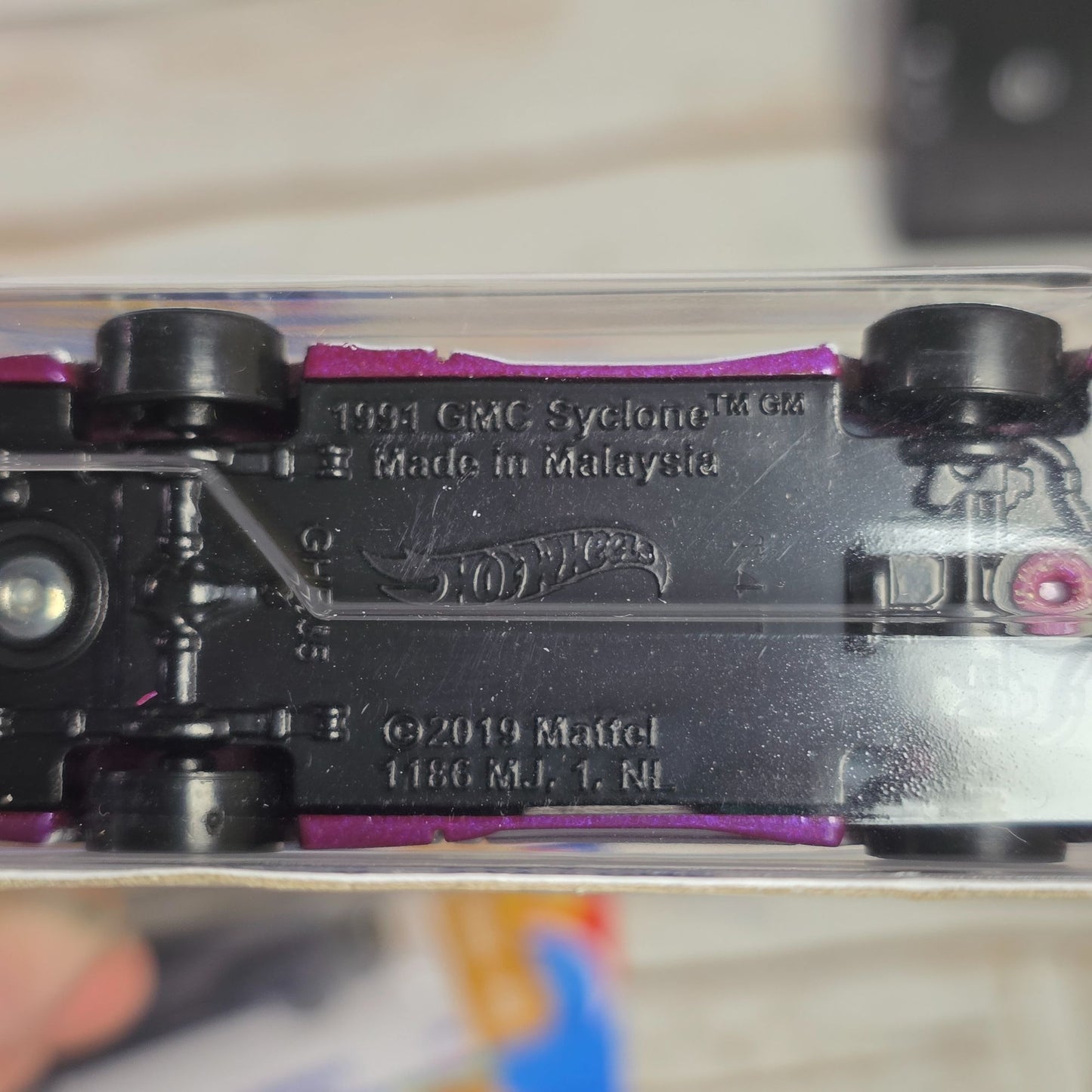 Hot Wheels 91 GMC Syclone Purple Metallic Die-Cast Toy Truck 1:64 Scale Limited Edition 119/250 Collectible