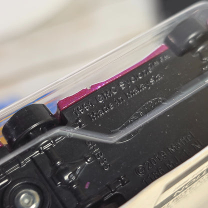 Hot Wheels 91 GMC Syclone Purple Metallic Die-Cast Toy Truck 1:64 Scale Limited Edition 119/250 Collectible