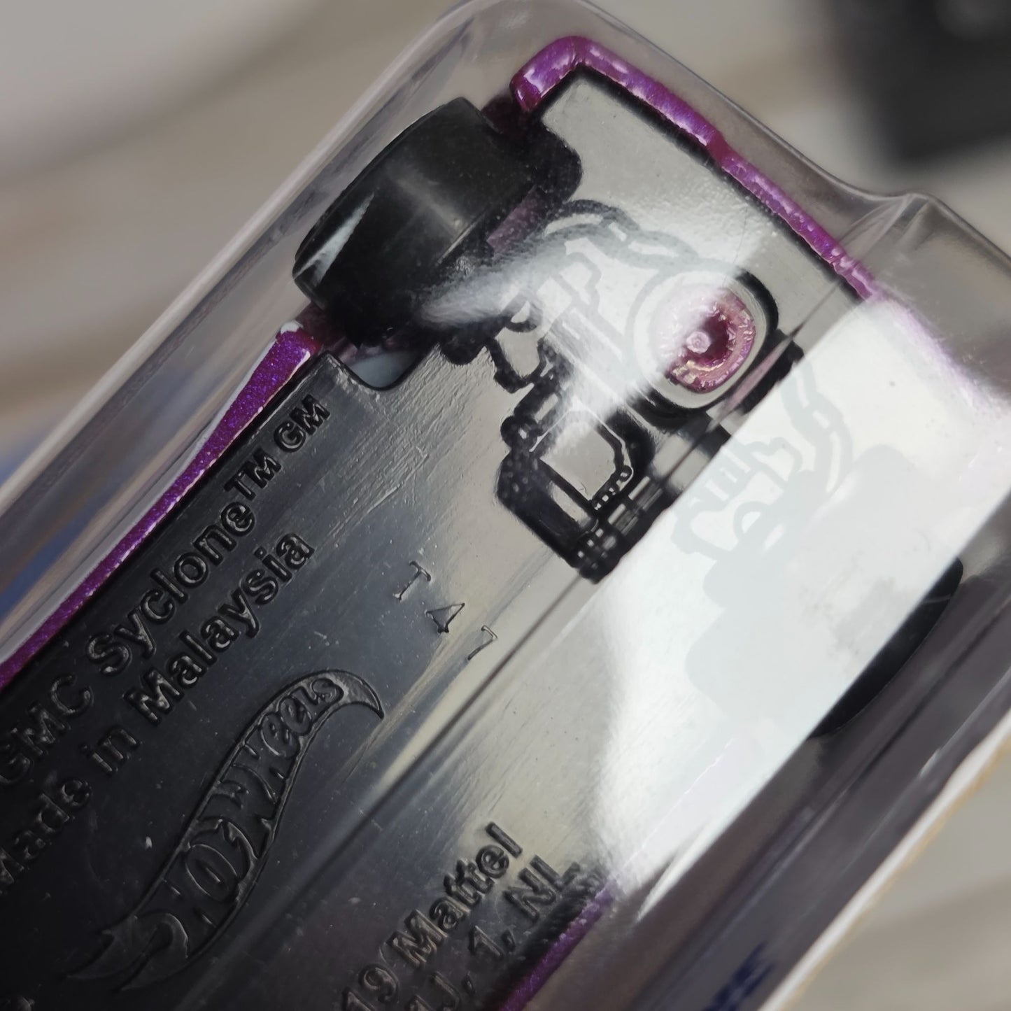 Hot Wheels 91 GMC Syclone Purple Metallic Die-Cast Toy Truck 1:64 Scale Limited Edition 119/250 Collectible