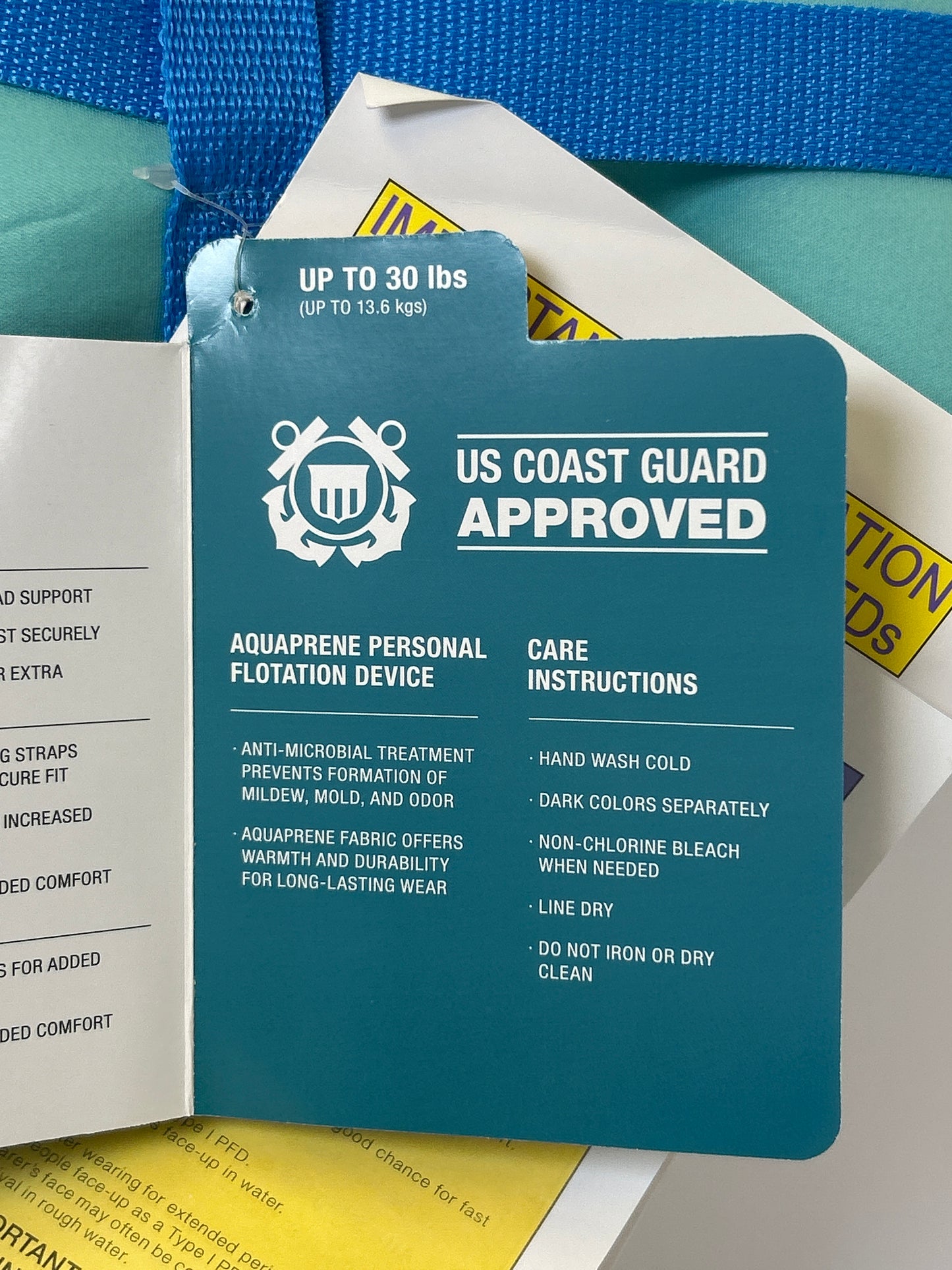 NWT New Speedo Infant Under 30lbs PFD Life Jacket Vest - Bee Cool