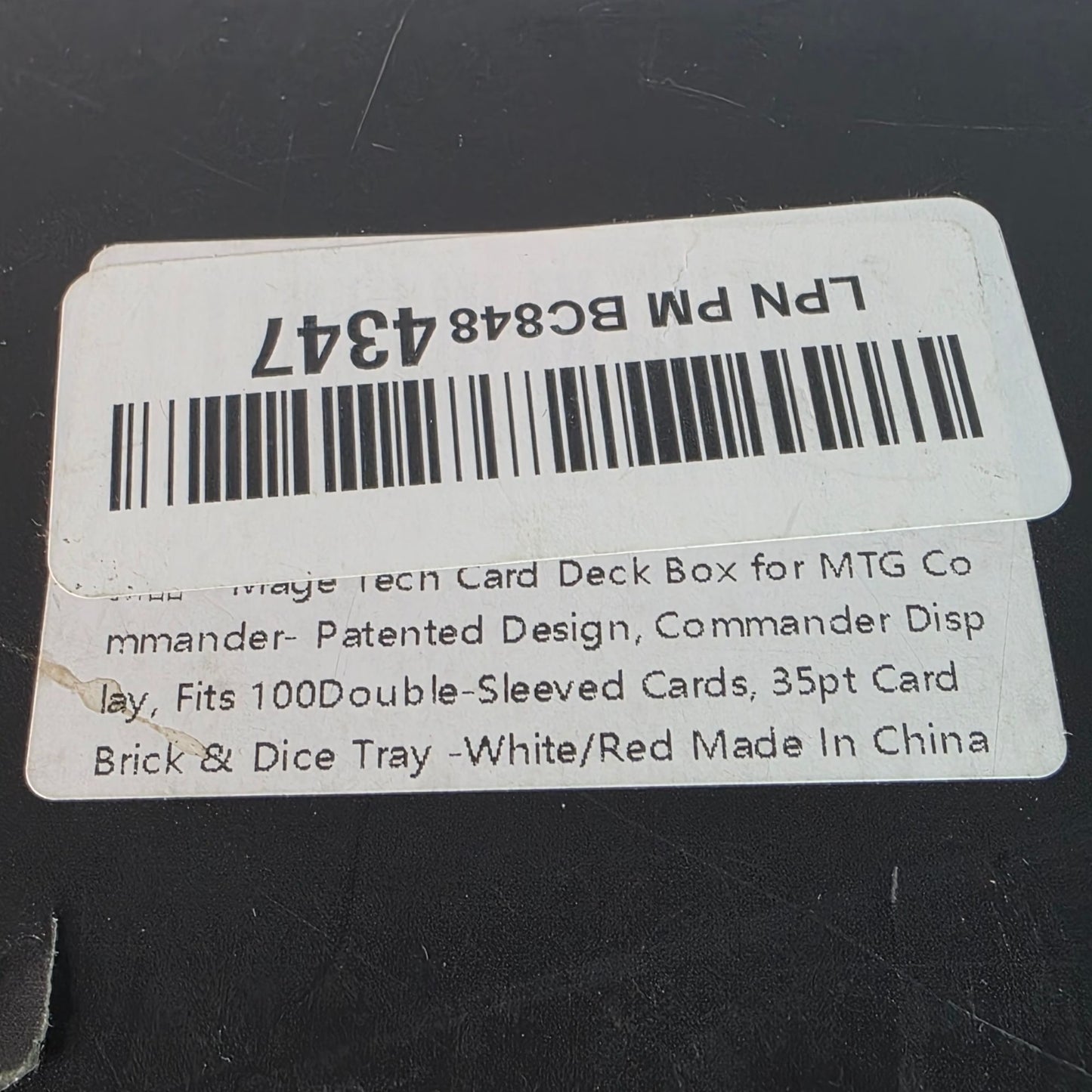 Card Deck Box for MTG Commander - Patented Design, Commander Display, Fits 10...