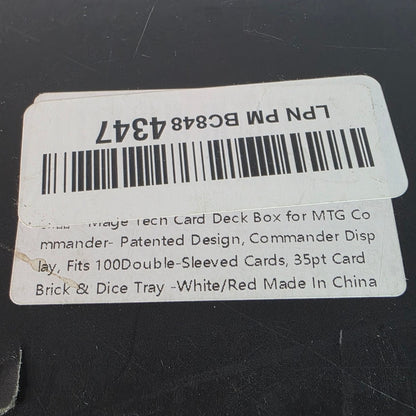 Card Deck Box for MTG Commander - Patented Design, Commander Display, Fits 10...