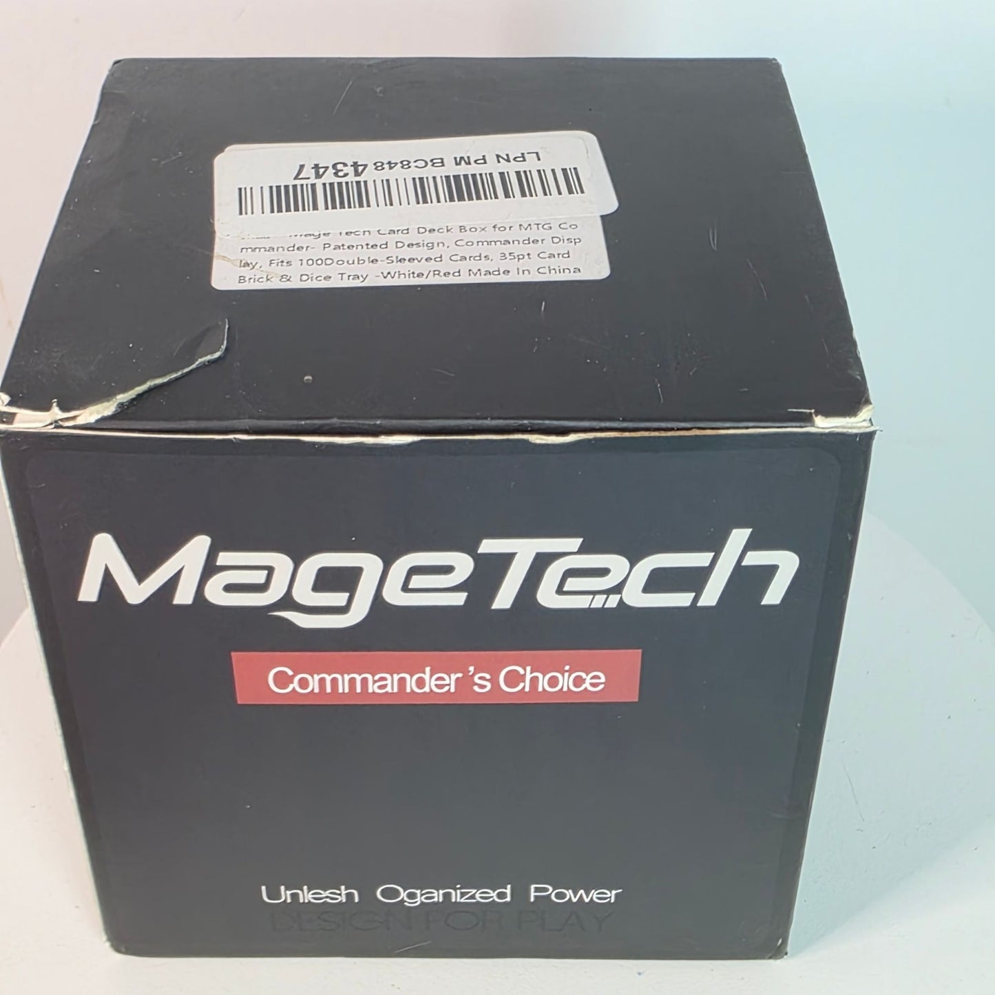 Card Deck Box for MTG Commander - Patented Design, Commander Display, Fits 10...