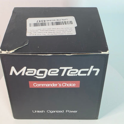 Card Deck Box for MTG Commander - Patented Design, Commander Display, Fits 10...