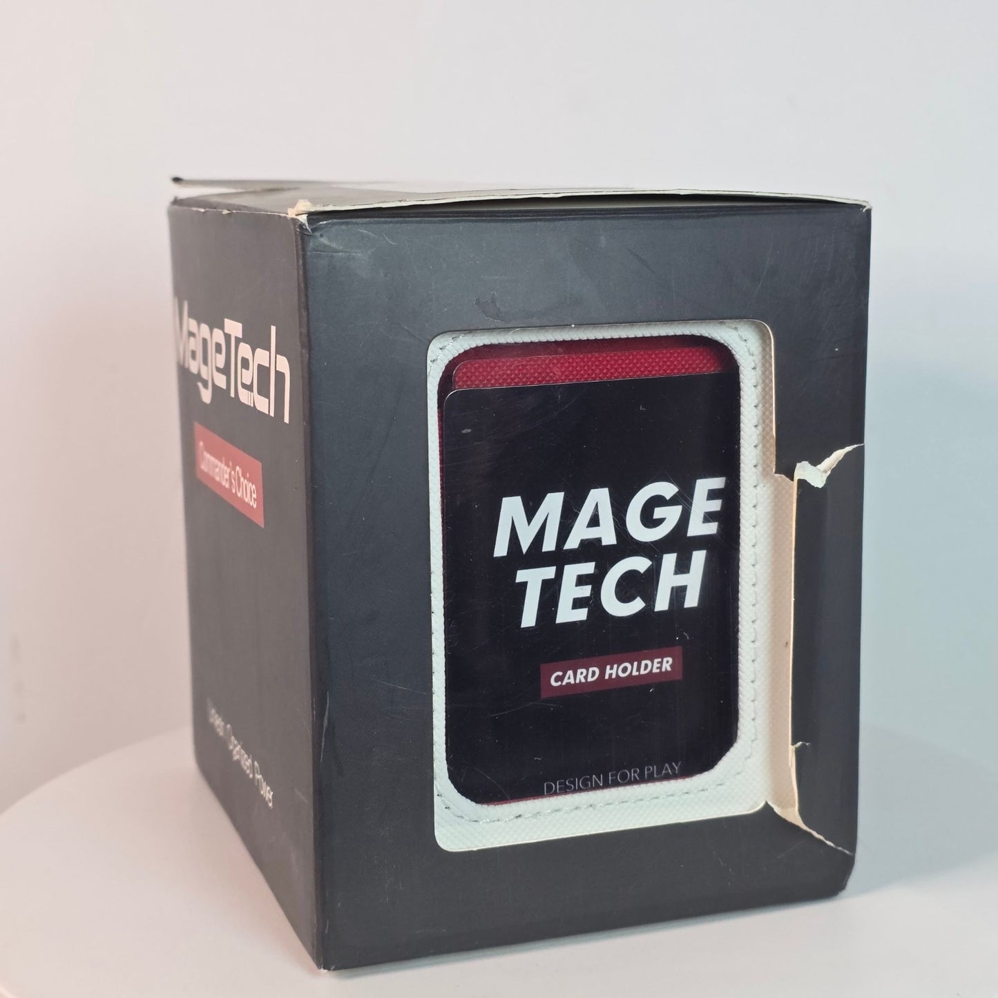 Card Deck Box for MTG Commander - Patented Design, Commander Display, Fits 10...