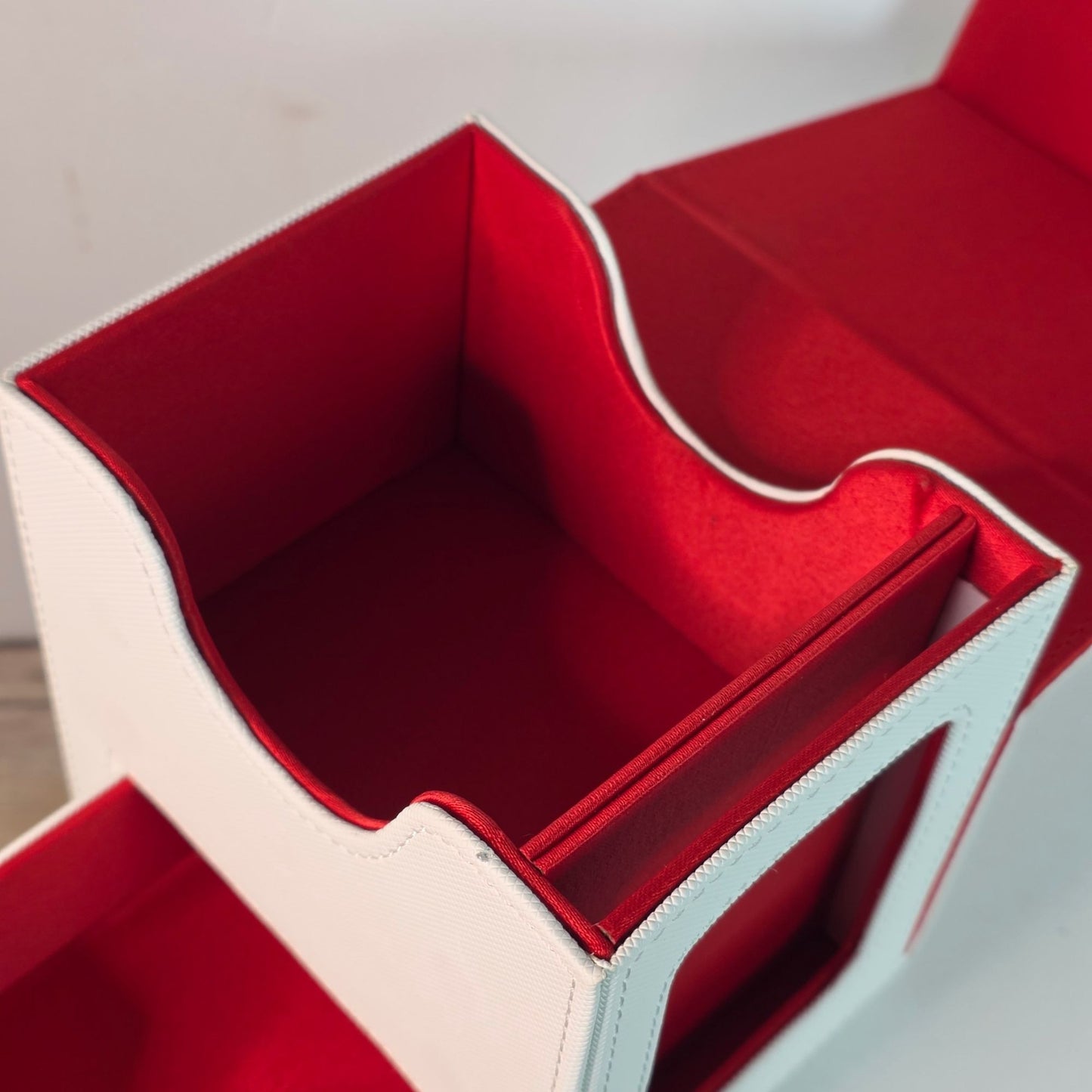 Card Deck Box for MTG Commander - Patented Design, Commander Display, Fits 10...