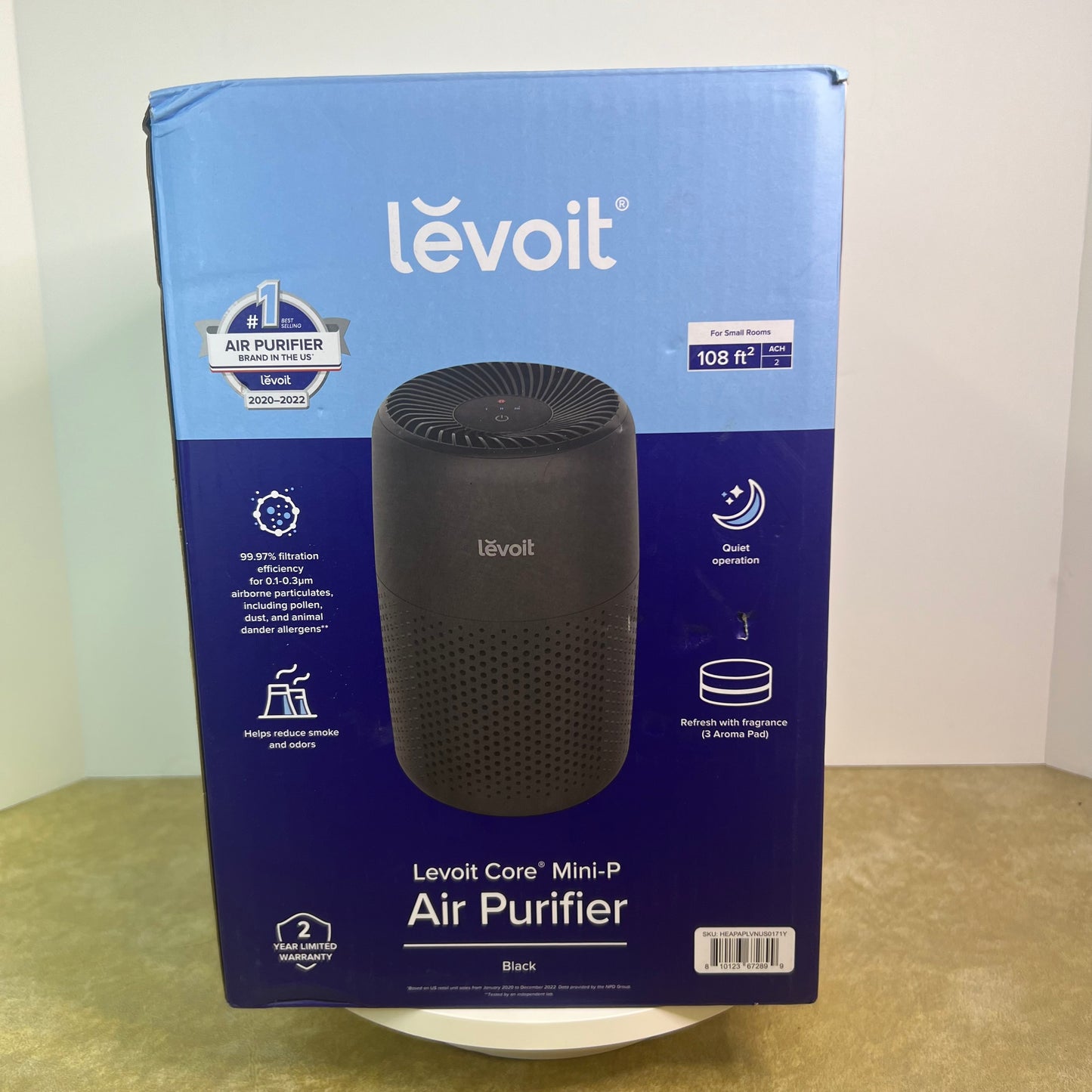 New NIB Levoit Core® Mini-P
Air Purifier Black